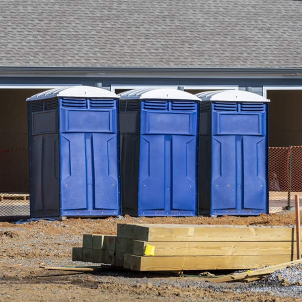 are there any restrictions on where i can place the portable toilets during my rental period in Meriden